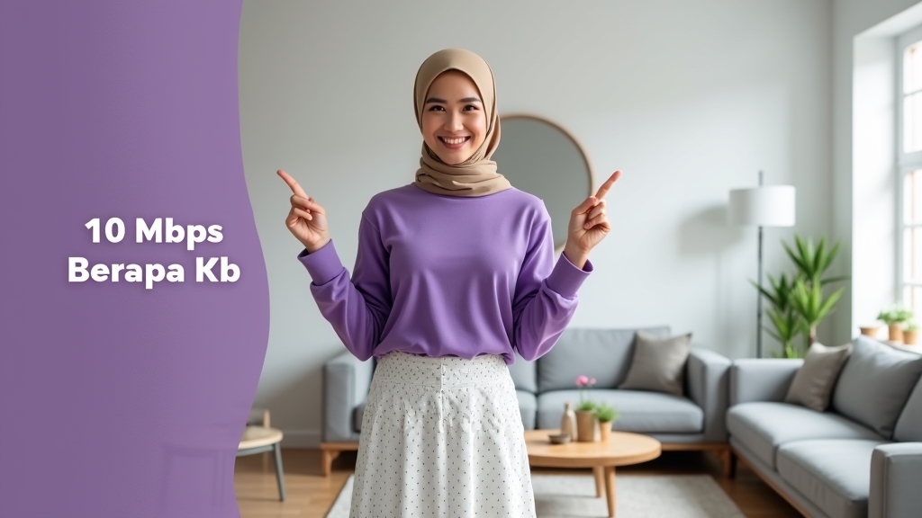 10 Mbps Berapa Kb
