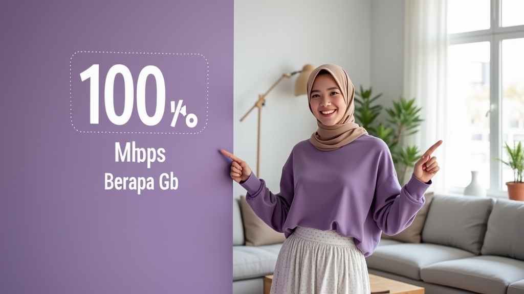 100 Mbps Berapa Gb