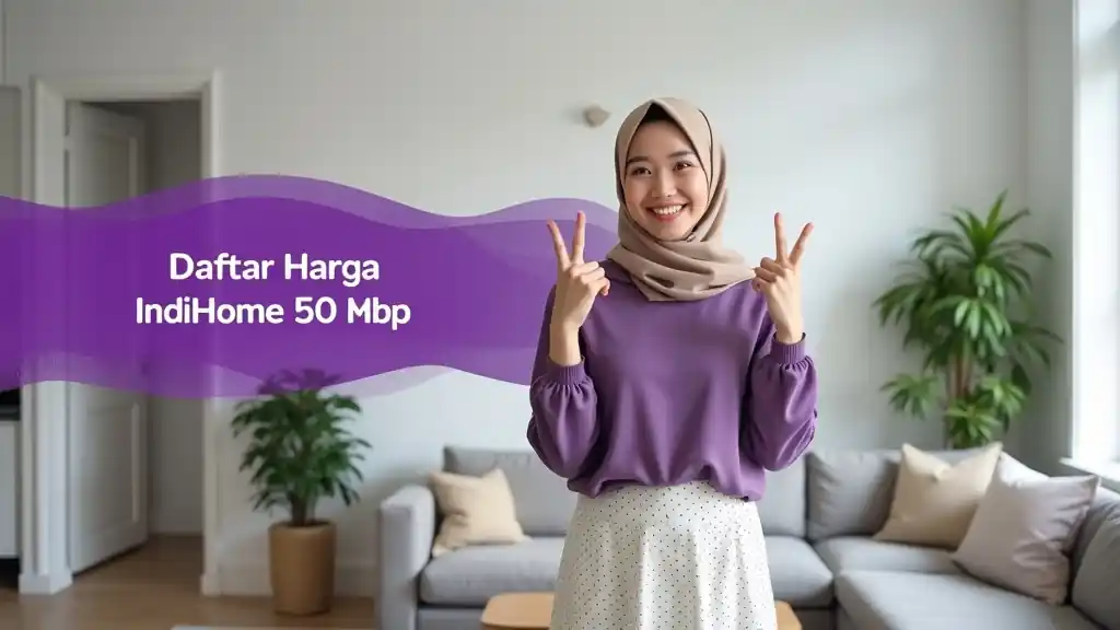 Daftar Harga IndiHome 50 Mbps  | Harga Paket Pasang WiFi IndiHome Terbaru