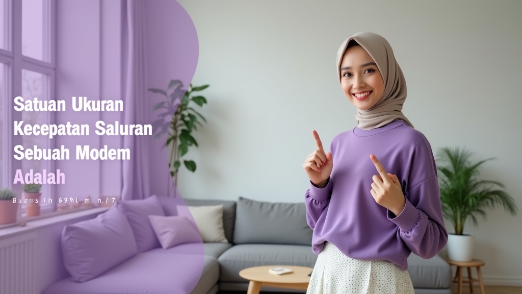 Satuan Ukuran Kecepatan Saluran Sebuah Modem Adalah