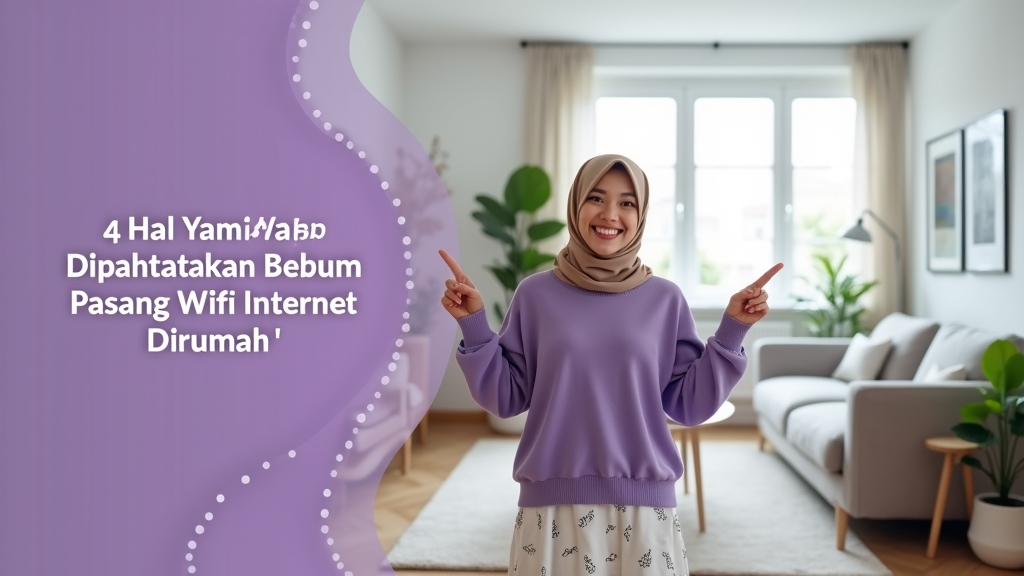 4 Hal Yang Wajib Diperhatikan Sebelum Pasang Wifi Internet Dirumah