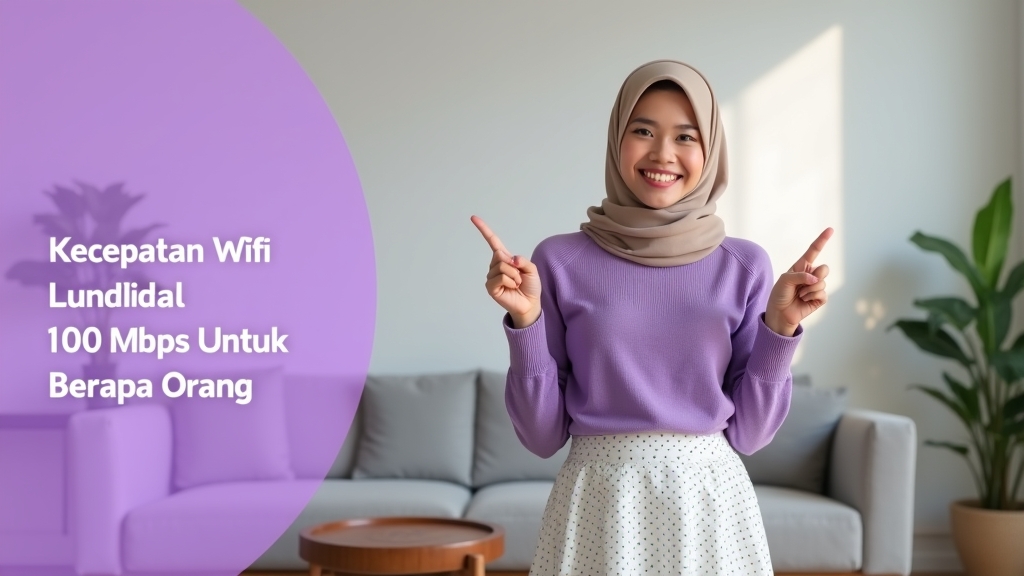 Kecepatan Wifi 100 Mbps Untuk Berapa Orang