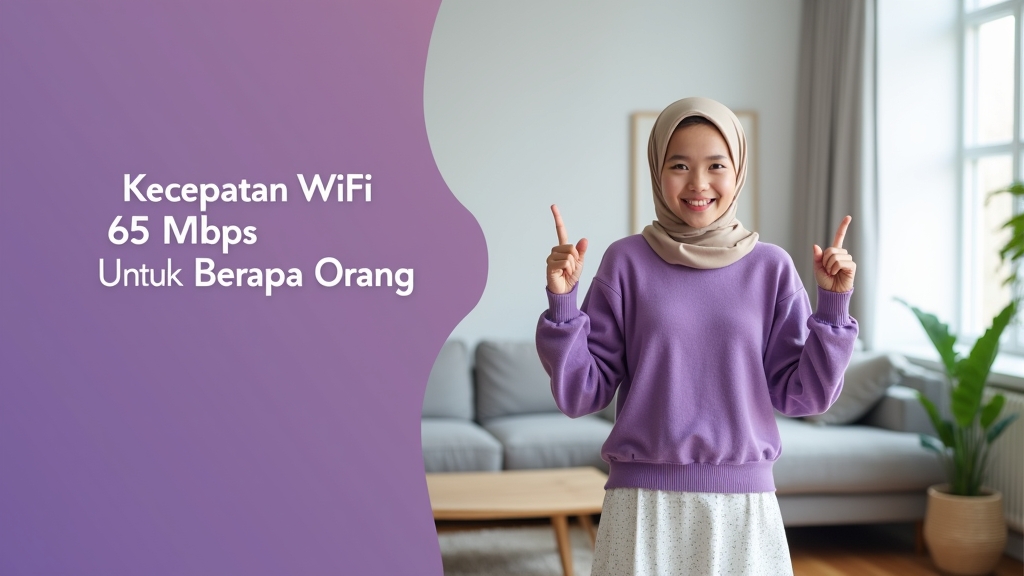 Kecepatan Wifi 65 Mbps Untuk Berapa Orang