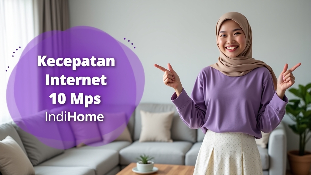 Kecepatan Internet 10 Mbps Indihome